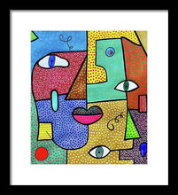 Load image into Gallery viewer, Deconstructed Faces - Framed Print
