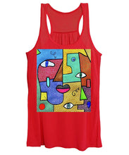 Load image into Gallery viewer, Deconstructed Faces - Women&#39;s Tank Top
