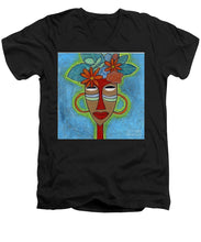 Load image into Gallery viewer, Flower Crown - Men&#39;s V-Neck T-Shirt
