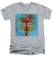 Load image into Gallery viewer, Flower Crown - Men&#39;s V-Neck T-Shirt
