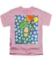 Load image into Gallery viewer, Frog with Balloons - Kids T-Shirt
