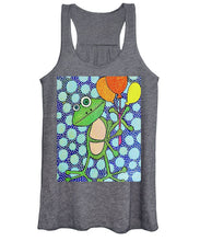 Load image into Gallery viewer, Frog with Balloons - Women&#39;s Tank Top
