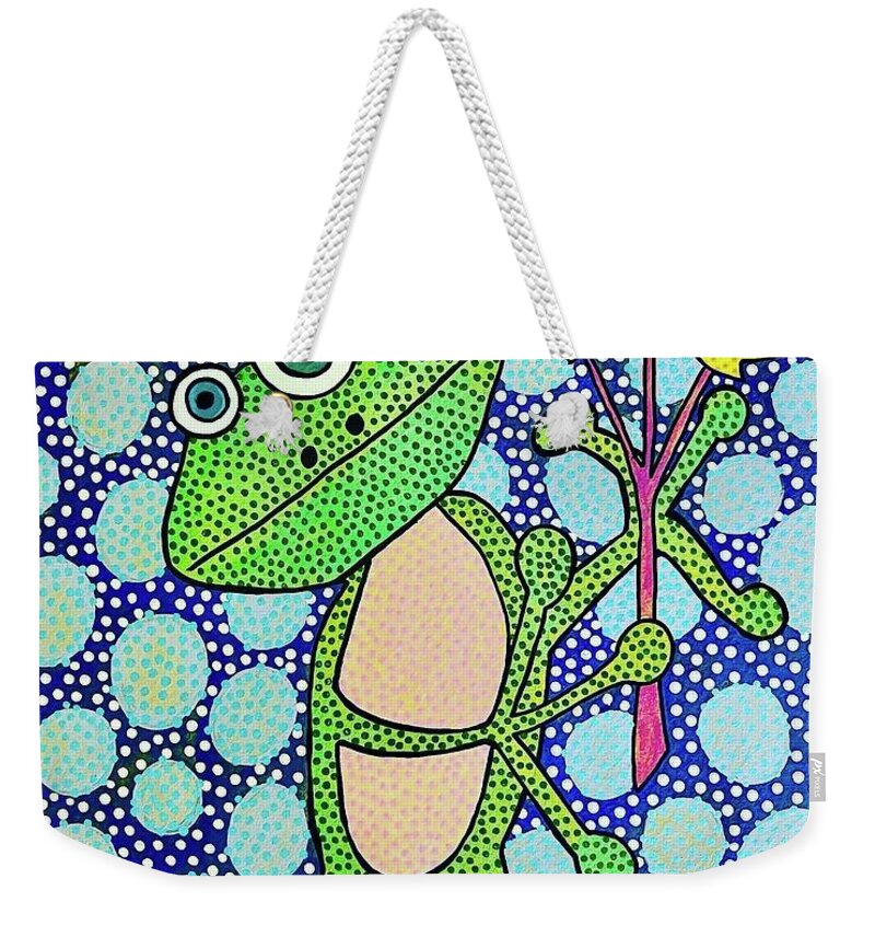 Frog with Balloons - Weekender Tote Bag