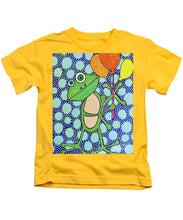 Load image into Gallery viewer, Frog with Balloons - Kids T-Shirt
