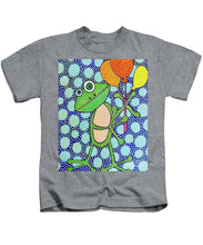 Load image into Gallery viewer, Frog with Balloons - Kids T-Shirt

