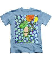 Load image into Gallery viewer, Frog with Balloons - Kids T-Shirt
