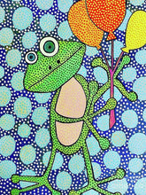 Load image into Gallery viewer, Frog with Balloons - Puzzle
