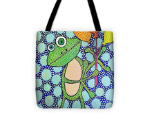 Load image into Gallery viewer, Frog with Balloons - Tote Bag
