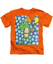 Load image into Gallery viewer, Frog with Balloons - Kids T-Shirt
