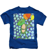 Load image into Gallery viewer, Frog with Balloons - Kids T-Shirt
