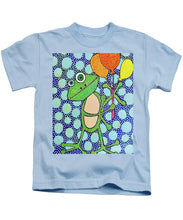 Load image into Gallery viewer, Frog with Balloons - Kids T-Shirt

