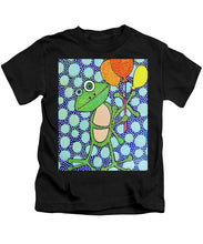 Load image into Gallery viewer, Frog with Balloons - Kids T-Shirt
