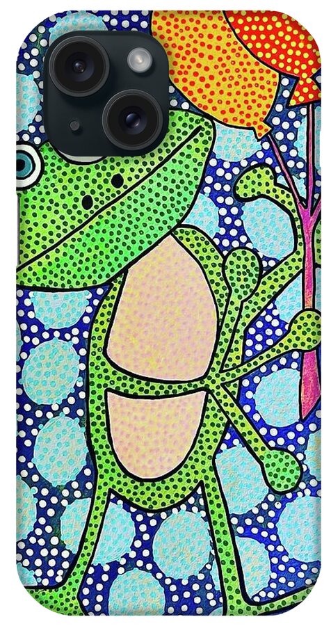 Frog with Balloons - Phone Case