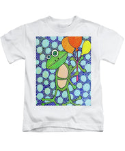 Load image into Gallery viewer, Frog with Balloons - Kids T-Shirt

