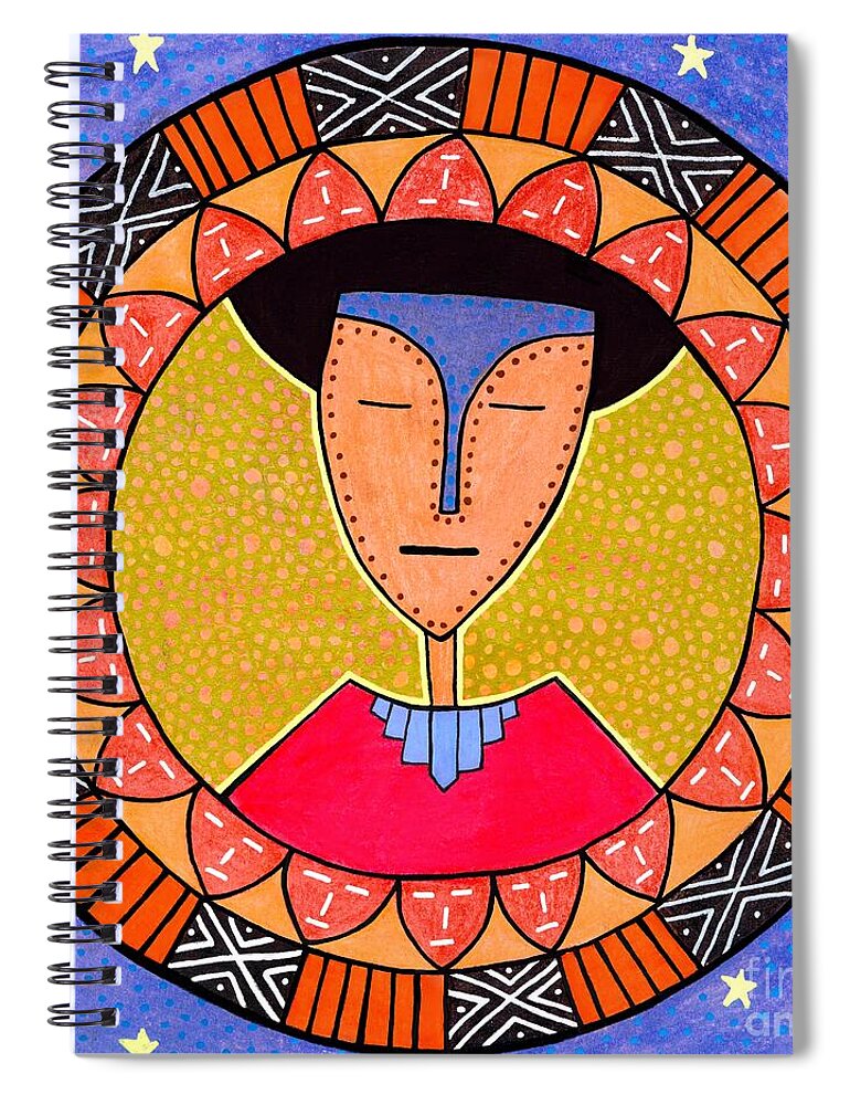 Happy and Rested - Spiral Notebook