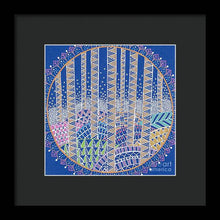 Load image into Gallery viewer, Hills and Trees Mandala - Framed Print
