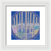 Load image into Gallery viewer, Hills and Trees Mandala - Framed Print
