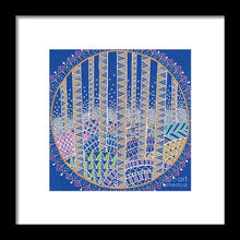 Load image into Gallery viewer, Hills and Trees Mandala - Framed Print
