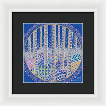 Load image into Gallery viewer, Hills and Trees Mandala - Framed Print
