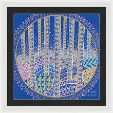 Load image into Gallery viewer, Hills and Trees Mandala - Framed Print
