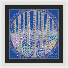 Load image into Gallery viewer, Hills and Trees Mandala - Framed Print
