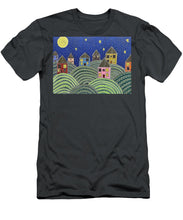 Load image into Gallery viewer, Houses on Hills At Night - T-Shirt
