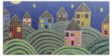 Load image into Gallery viewer, Houses on Hills At Night - Bath Towel
