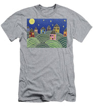 Load image into Gallery viewer, Houses on Hills At Night - T-Shirt
