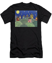 Load image into Gallery viewer, Houses on Hills At Night - T-Shirt
