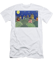 Load image into Gallery viewer, Houses on Hills At Night - T-Shirt
