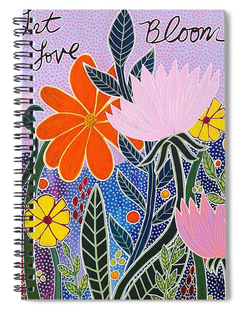 Let Love Bloom - Spiral Notebook