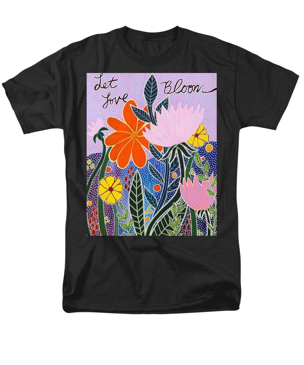 Let Love Bloom - Men's T-Shirt  (Regular Fit)