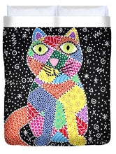 Load image into Gallery viewer, Patchwork Cat - Duvet Cover
