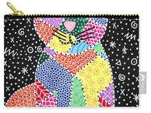 Load image into Gallery viewer, Patchwork Cat - Zip Pouch
