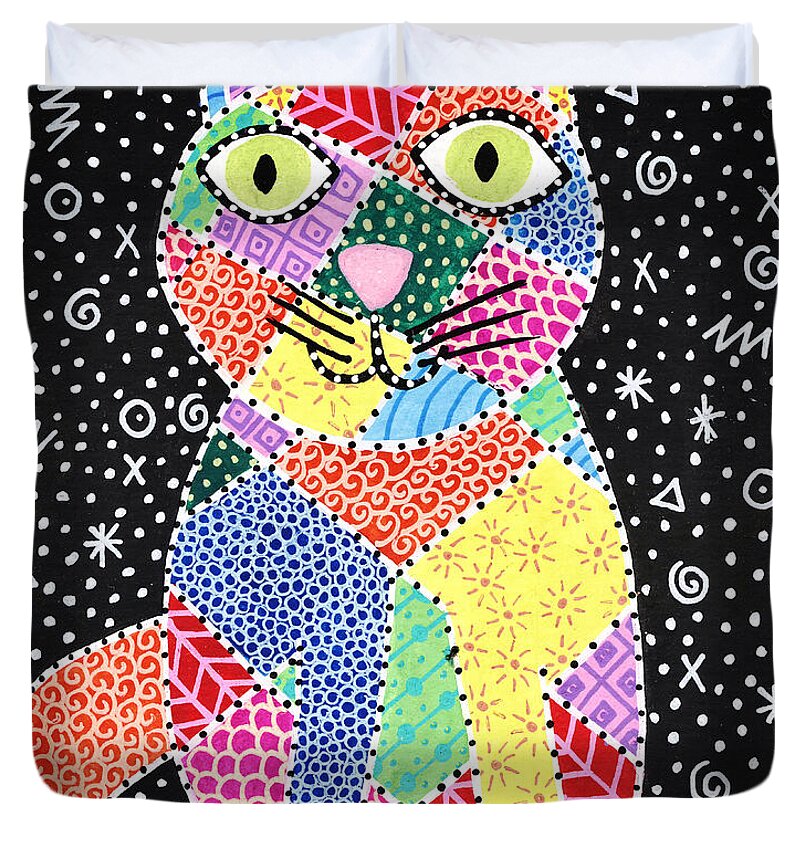 Patchwork Cat - Duvet Cover