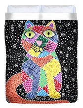 Load image into Gallery viewer, Patchwork Cat - Duvet Cover
