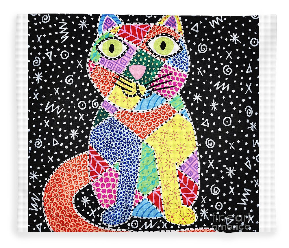 Patchwork Cat - Blanket