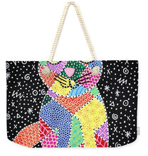 Load image into Gallery viewer, Patchwork Cat - Weekender Tote Bag
