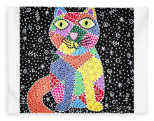 Load image into Gallery viewer, Patchwork Cat - Blanket
