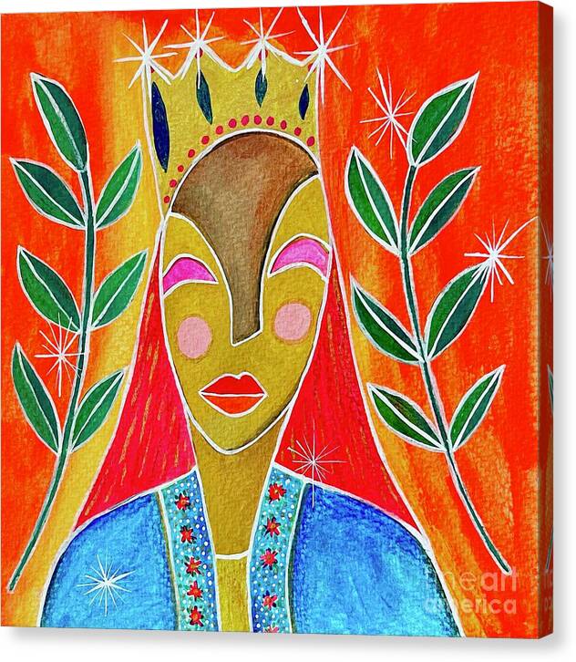 Queen of Wands - Canvas Print