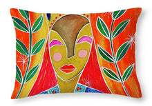 Load image into Gallery viewer, Queen of Wands - Throw Pillow
