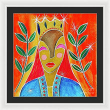 Load image into Gallery viewer, Queen of Wands - Framed Print
