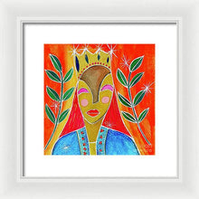 Load image into Gallery viewer, Queen of Wands - Framed Print
