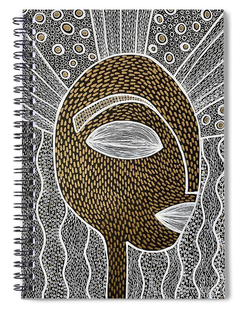 Radiating Positivity - Spiral Notebook