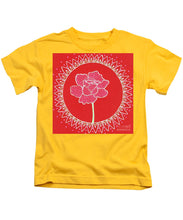 Load image into Gallery viewer, Red Peony Mandala - Kids T-Shirt
