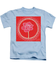 Load image into Gallery viewer, Red Peony Mandala - Kids T-Shirt
