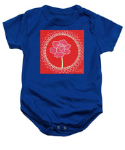 Load image into Gallery viewer, Red Peony Mandala - Baby Onesie
