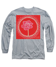Load image into Gallery viewer, Red Peony Mandala - Long Sleeve T-Shirt
