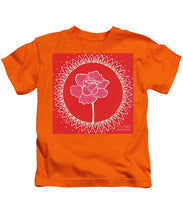 Load image into Gallery viewer, Red Peony Mandala - Kids T-Shirt
