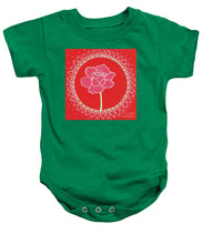 Load image into Gallery viewer, Red Peony Mandala - Baby Onesie
